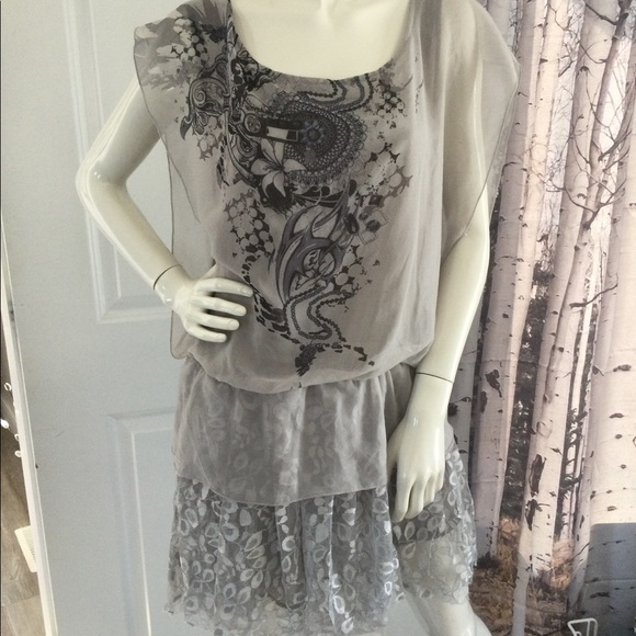 Funsport XL Dress lined lace bottom - Picture 1 of 6